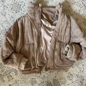 POL brand Cozy Brown Jacket with Pockets